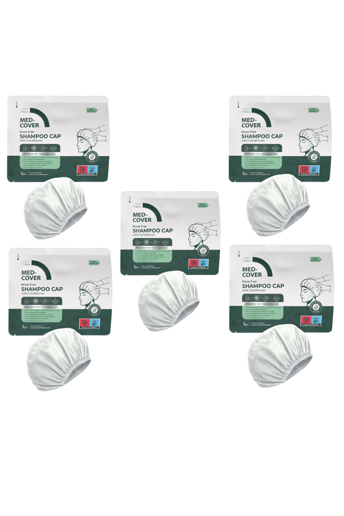 ShampooCap Saç Yıkama Bonesi x 5 adet