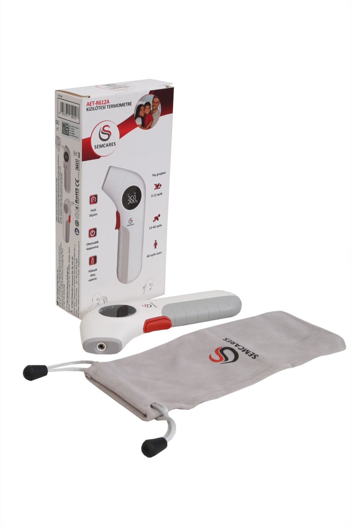 AET-R612A KIZILÖTESİ ATEŞ ÖLÇER