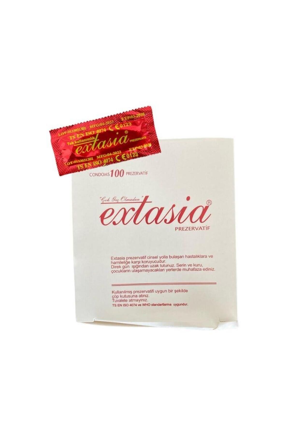 EXTASİA - PREZERVATİF KONDOM 100LÜ - 1 PAKET