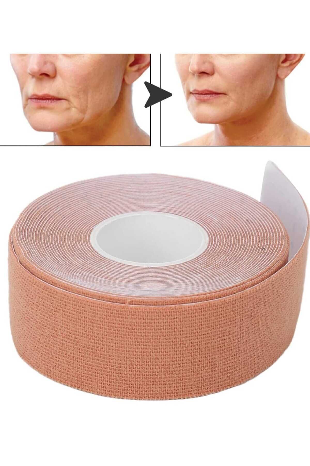 Yüz Gerdirme Yüz Yogası Yüz Bölgesi ITherapy Kırışıklık Oluşumunu Engelleme Bant 3*5