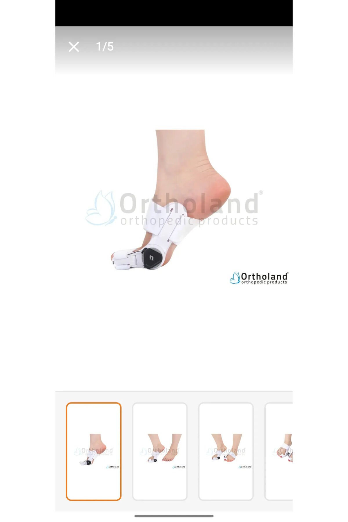 ortez-Ayarlı Ayak Baş Parmak Kemik Düz. Başparmak Eğriliği Düzeltme Halluks Valgus Aleti