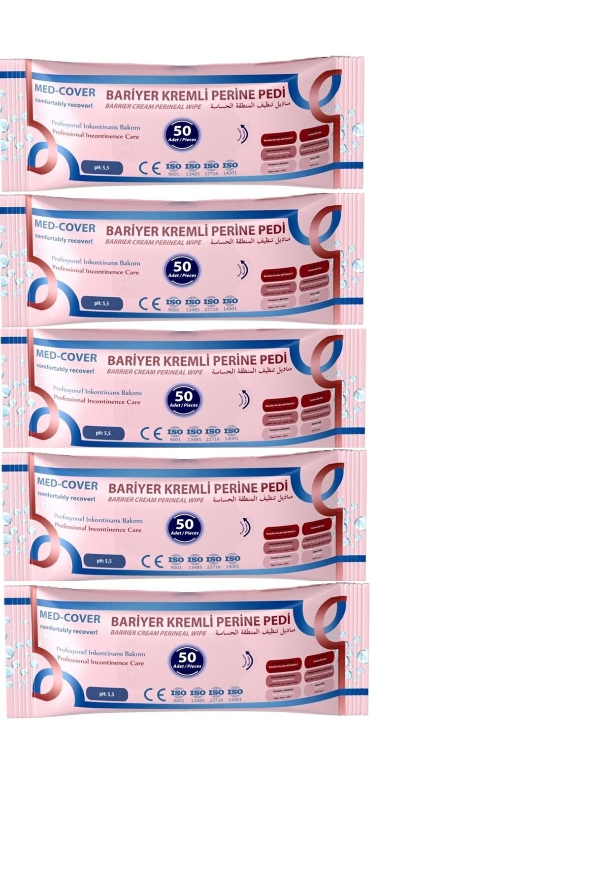Bariyer Kremli Perine Pedi MEDCOVER 5*50 (250 yaprak)