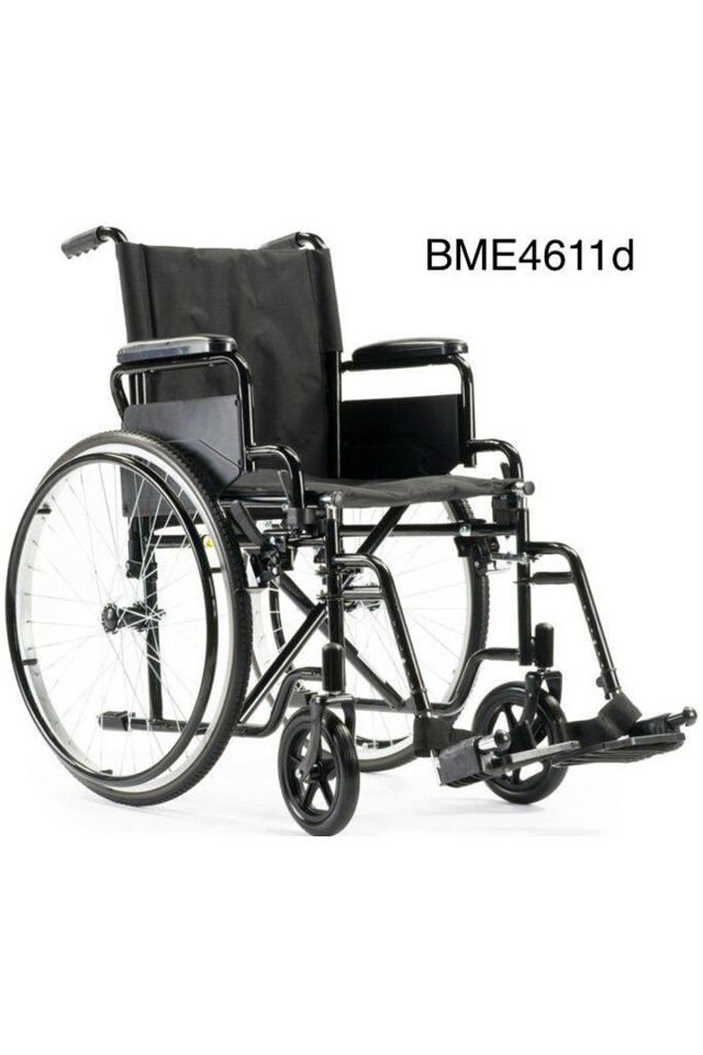 Tekerlekli Sandalye Manuel Katlanabilir Siyah BME4611D
