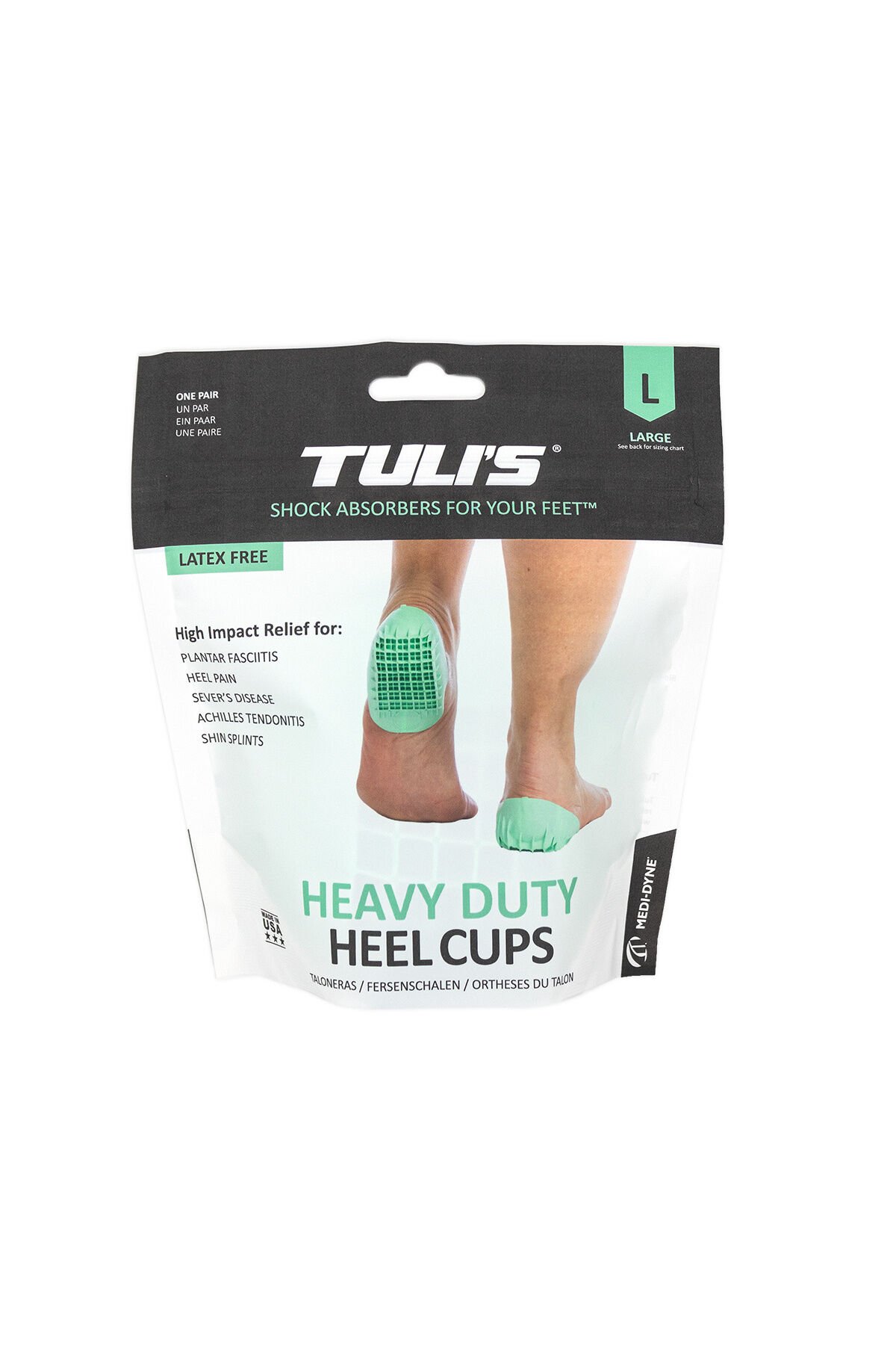 Heel Cups Topukluk 1 Çift (80 KG ALTI KULLANIM) Medium (REGULAR) Boy
