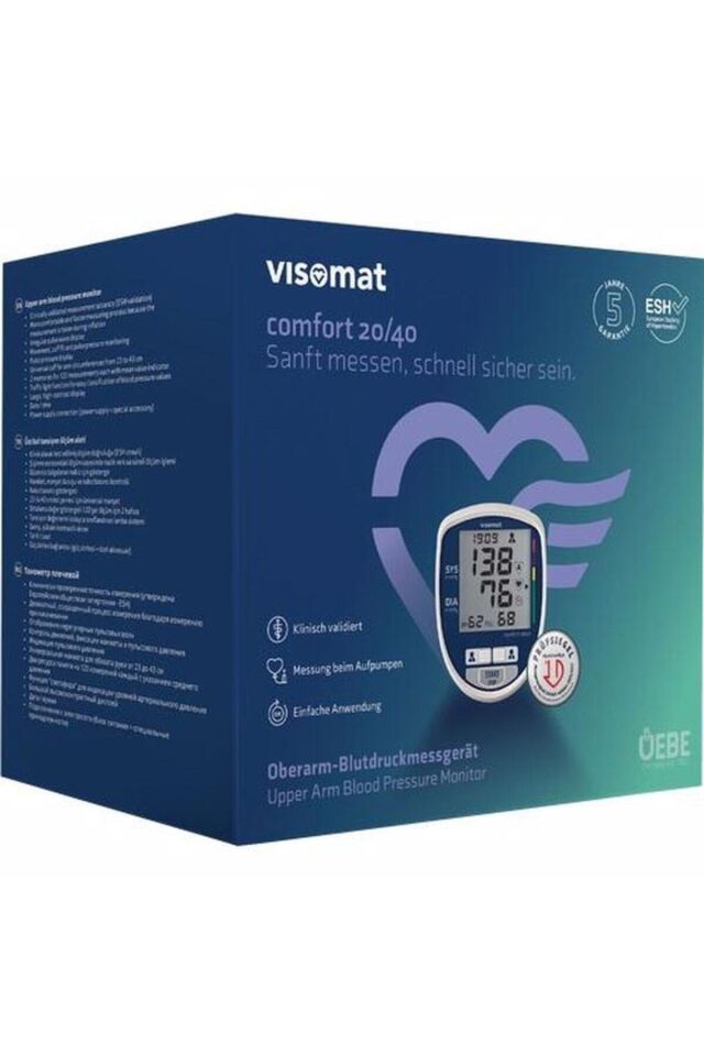 Visomat Comfort 20/40 Çift Hafızalı Üst Koldan Ölçme Aleti - Comfortt 20/40