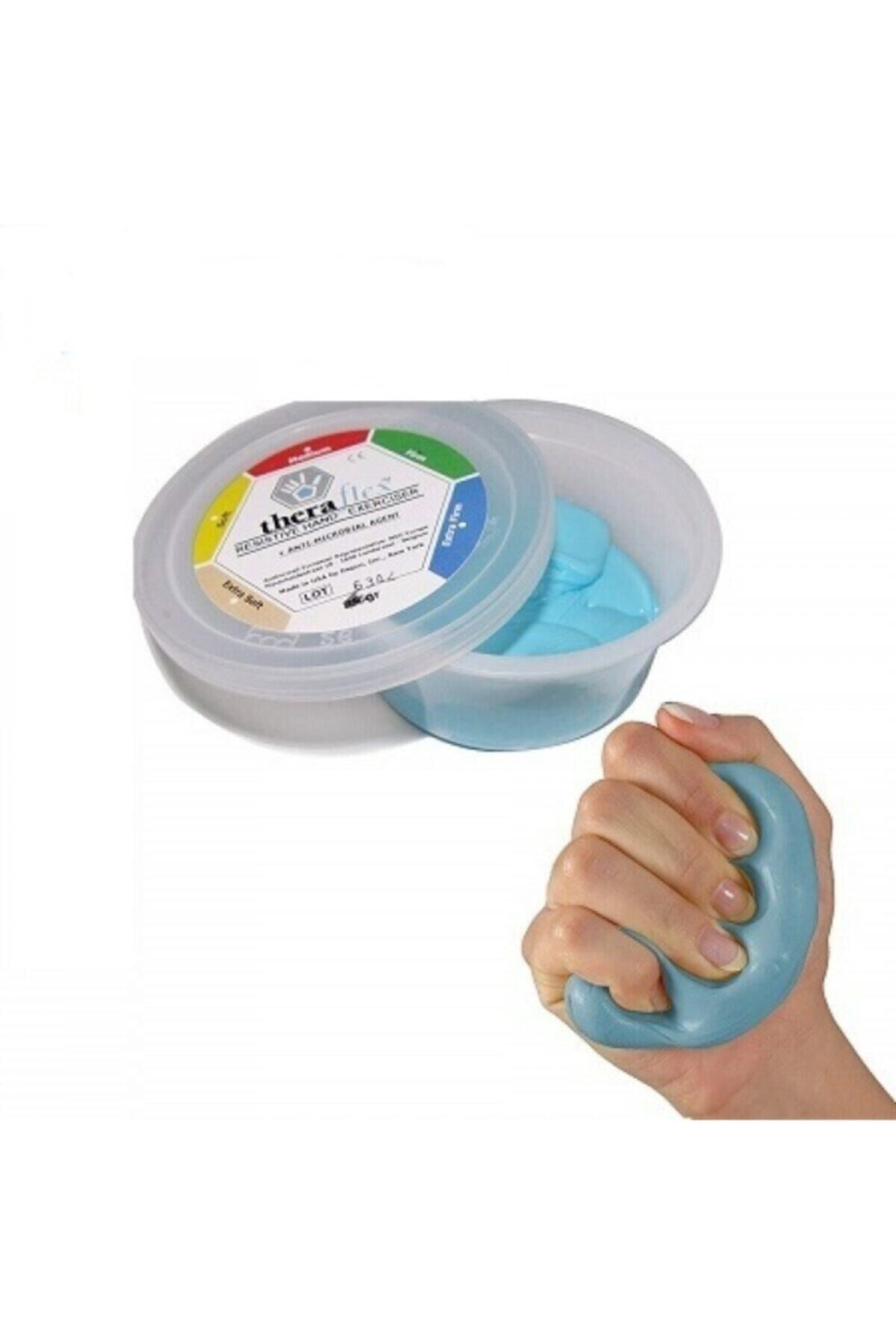 Theraflex El Egzersiz Hamuru Mavi Çok Sert 85 gr