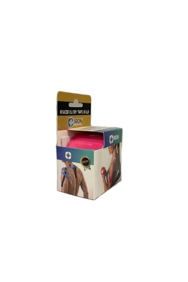 Kinesio Tape Pembe Renk Sporcu Kas Ağrı Bandı
