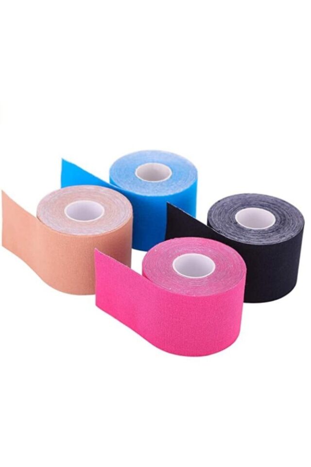 Bia Tape Ağrı Bandı Kinesio Bant Sporcu Bandı Ağrı Bandı 5cmx5m Siyah Renk