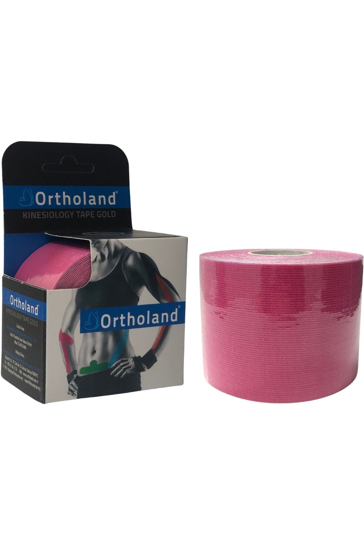 Kinesio Bandı, Spor Kas Ağrı 5cm*5mt Pembe