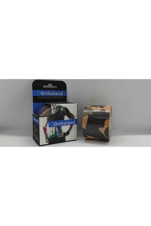 Kinesio Ağrı Bandı 5cm X 5m Kamuflaj Yeşili