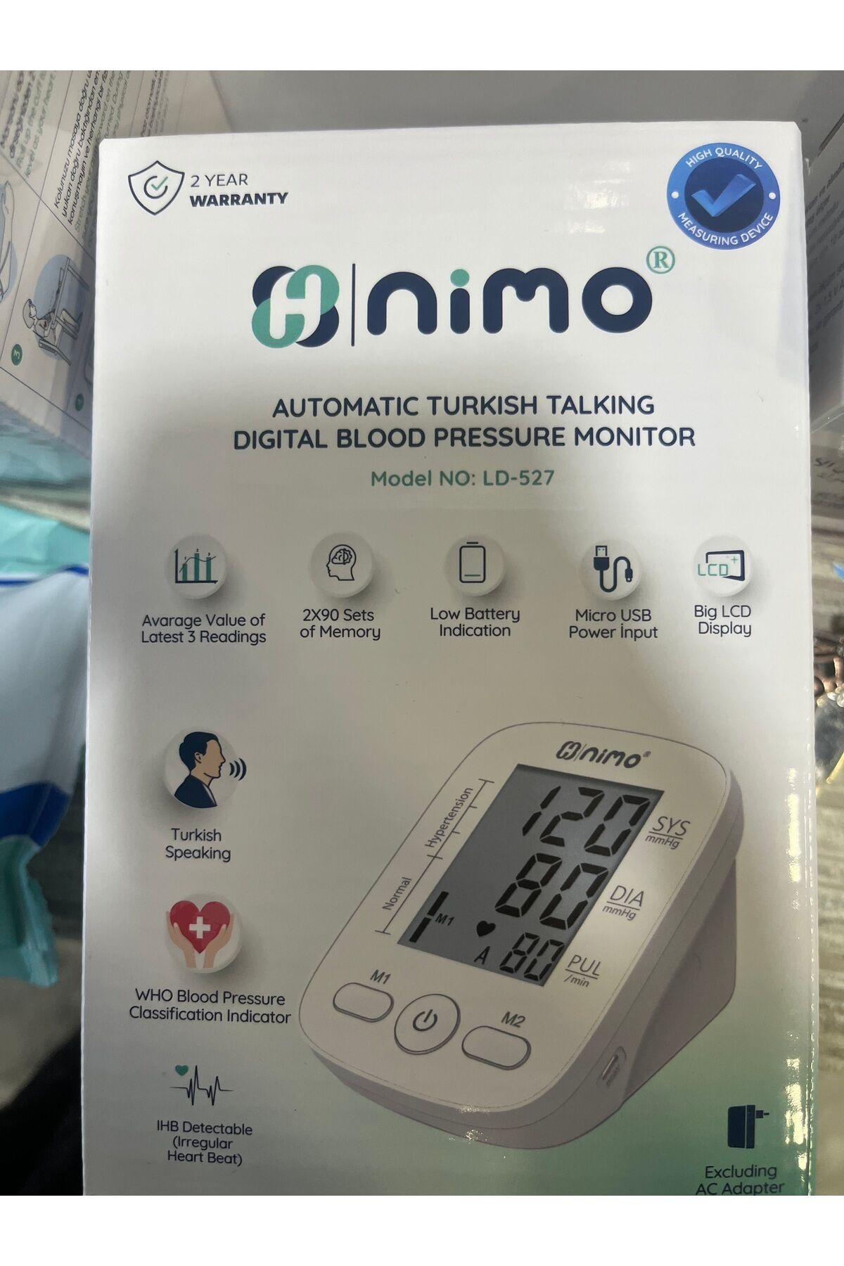 Hkdk-01 Otomatik Türkçe Konuşan Tansiyon Aleti